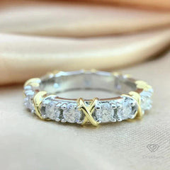 Real S925 Full Moissanite Ring - Daily Gift - chiccharm